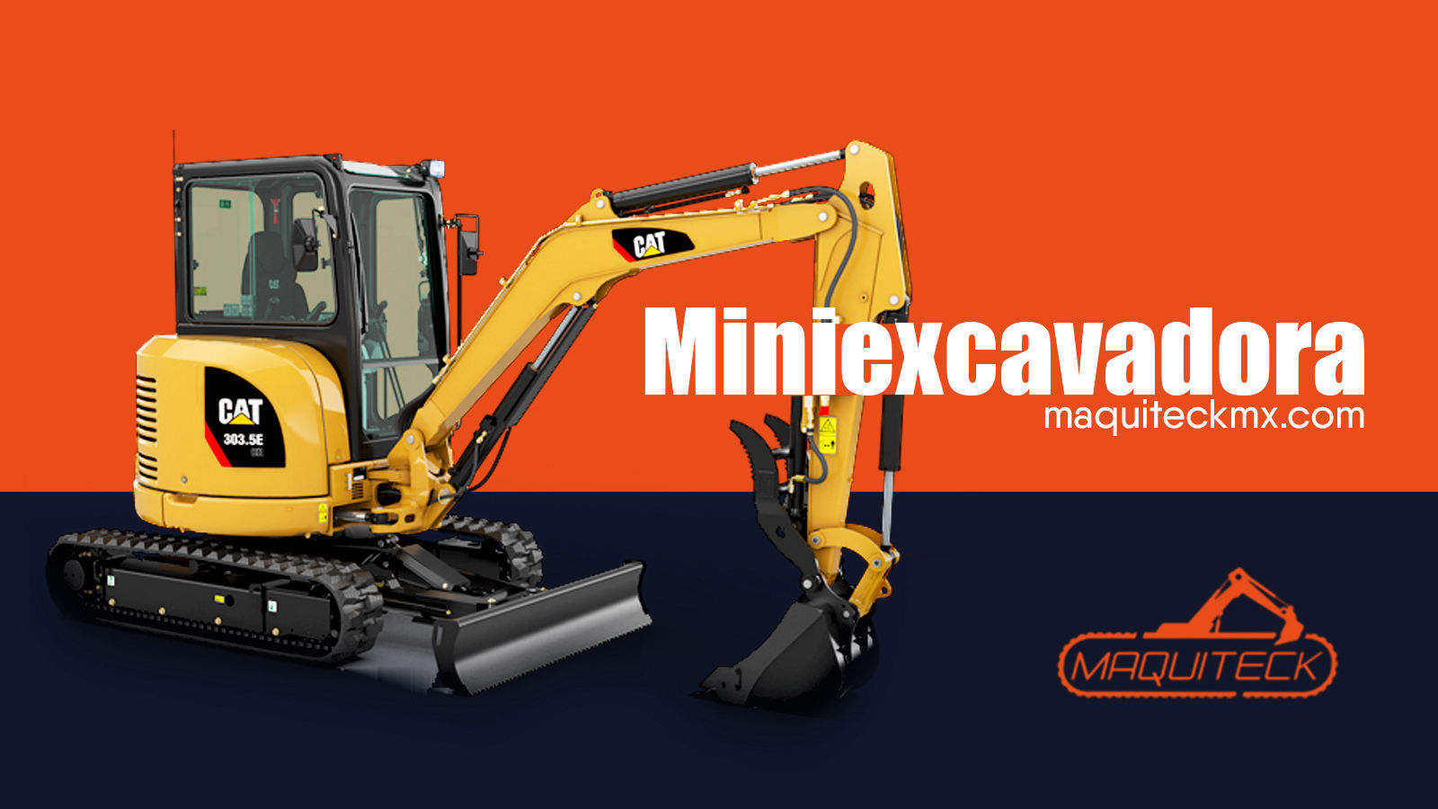 Renta de miniexcavadora